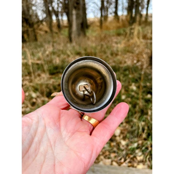 Vintage Small Decor Bell Lucite Rooster, Chicken Farmhouse Dinner Bell - Picture 2 of 10